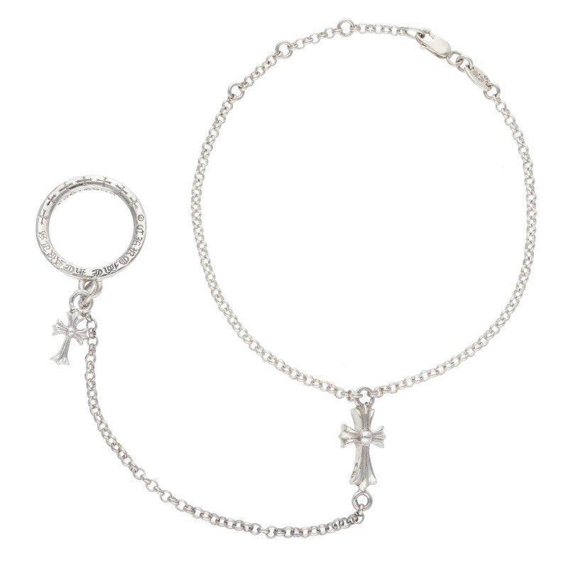 Chrome Hearts NTFL Ring Chain Silver Bracelet Size ONE SIZE
