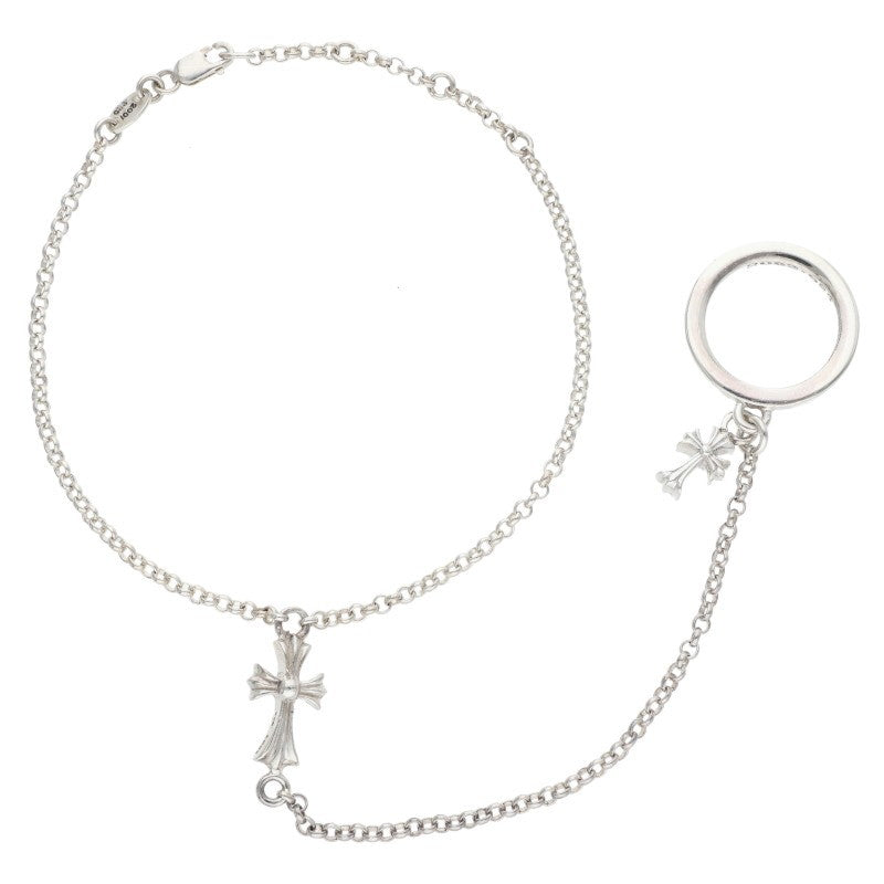 Chrome Hearts NTFL Ring Chain Silver Bracelet Size ONE SIZE