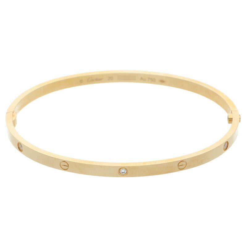 Cartier LOVE BRACELET SM 18K YG Diamond Size ONE SIZE