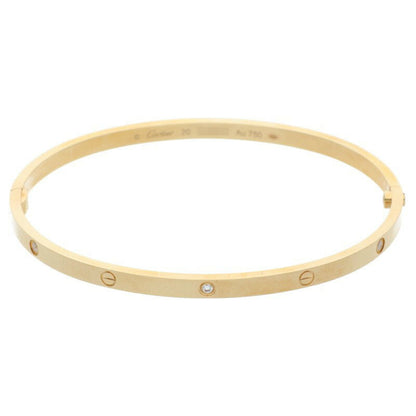 Cartier LOVE BRACELET SM 18K YG Diamond Size ONE SIZE
