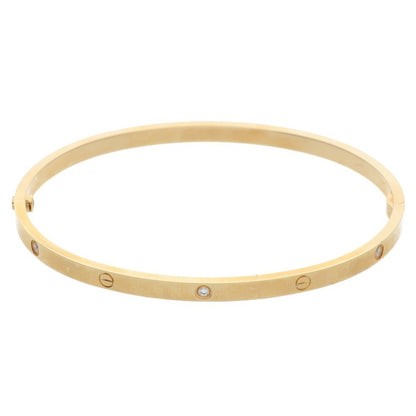 Cartier LOVE BRACELET SM 18K YG Diamond Size ONE SIZE
