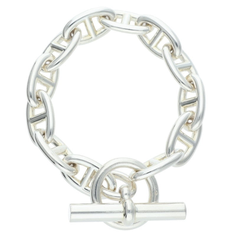 HERMES Chaine d'Ancre GM Silver Bracelet Size ONE SIZE