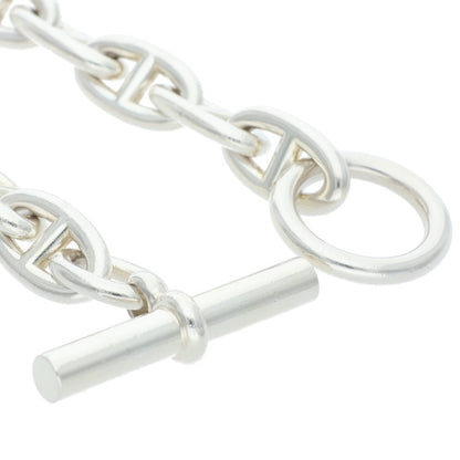 HERMES Chaine d'Ancre GM 925 Silver Bracelet Size ONE SIZE