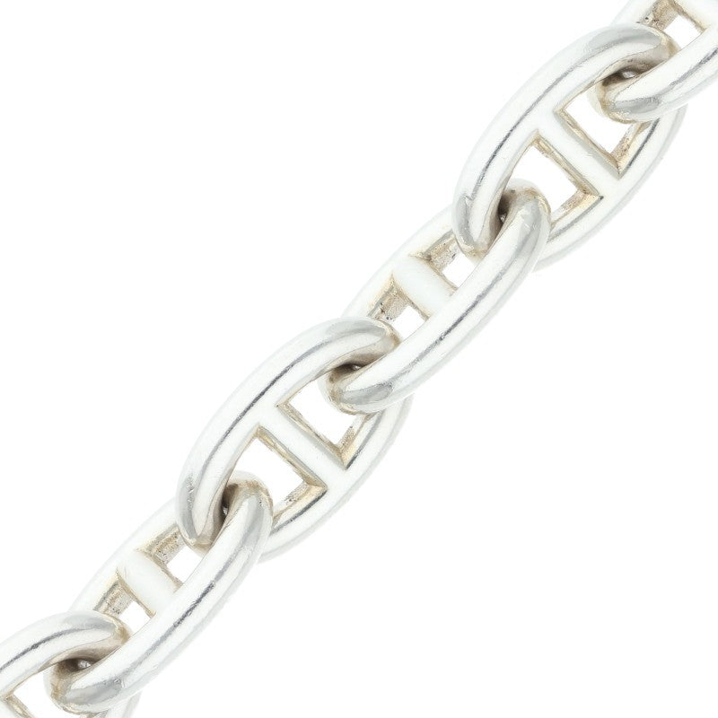 HERMES Chaine d'Ancre GM 925 Silver Bracelet Size ONE SIZE