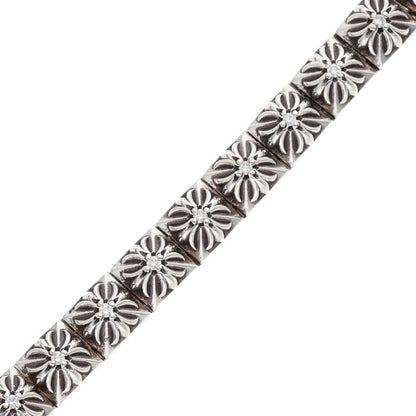 Chrome Hearts Pyramid Plus Link Pave Diamond Size ONE SIZE