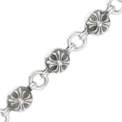 Chrome Hearts #2 Cross Ball Silver Bracelet Size ONE SIZE