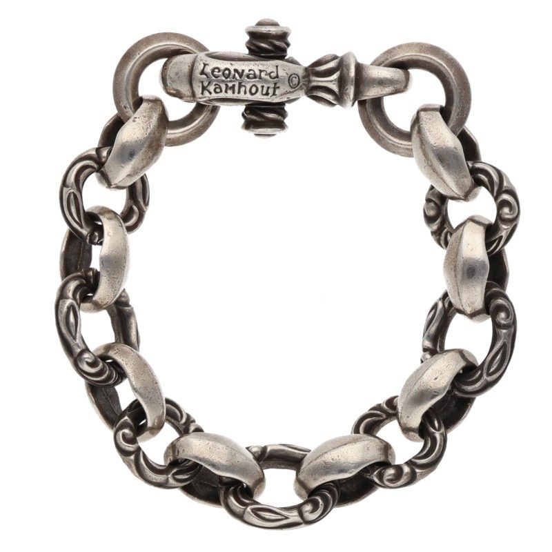 LEONARD KAMHOUT Heron 925 Silver Bracelet Size Size ONE SIZE