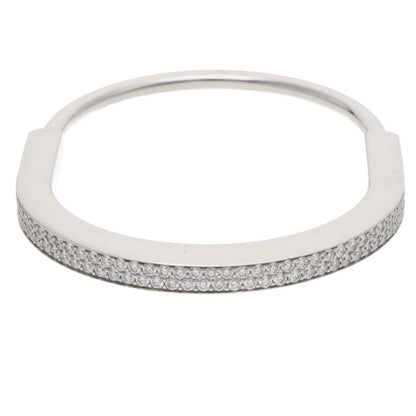 TIFFANY&Co. Lock Full Pave Diamond Bangle Size ONE SIZE