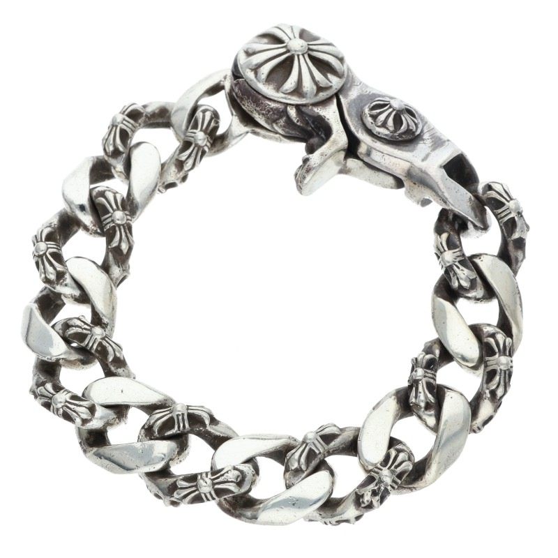 Chrome Hearts Fancy Chain Link Old Silver