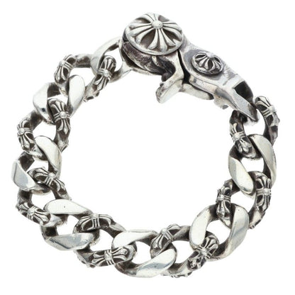 Chrome Hearts Fancy Chain Link Old Silver