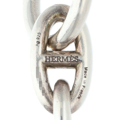 HERMES Chaine d'Ancre GM 925 Silver Bracelet Size ONE SIZE