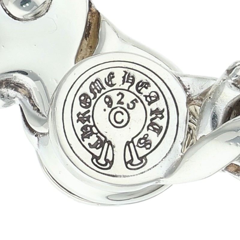 Chrome Hearts Fancy Chain Link Silver Bracelet Size ONE SIZE