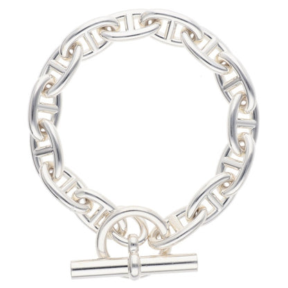 HERMES Chaine d'Ancre GM 925 Silver Bracelet Size ONE SIZE