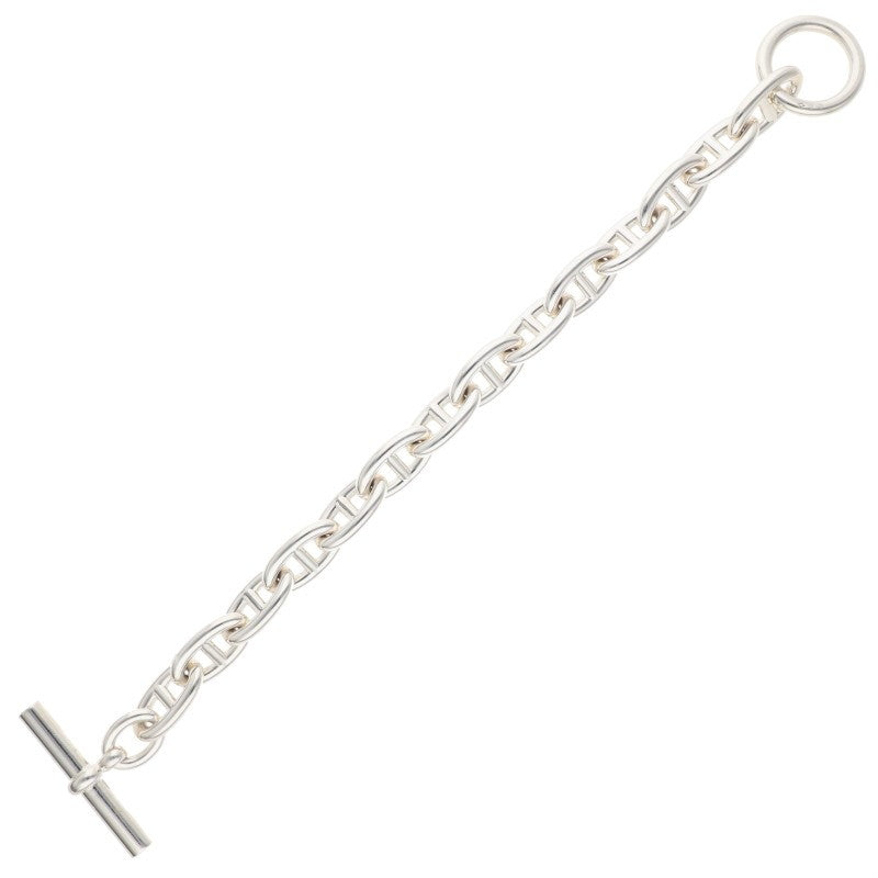 HERMES Chaine d'Ancre GM 925 Silver Bracelet Size ONE SIZE
