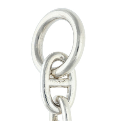 HERMES Chaine d'Ancre TGM 925 Silver Bracelet Size ONE SIZE