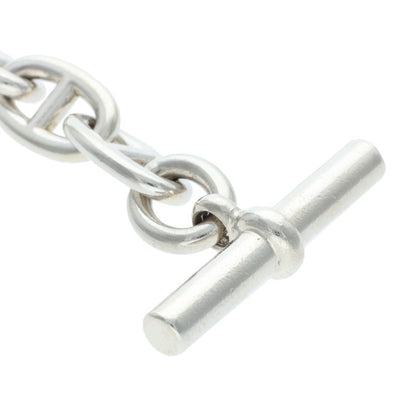 HERMES Chaine d'Ancre TGM 925 Silver Bracelet Size ONE SIZE
