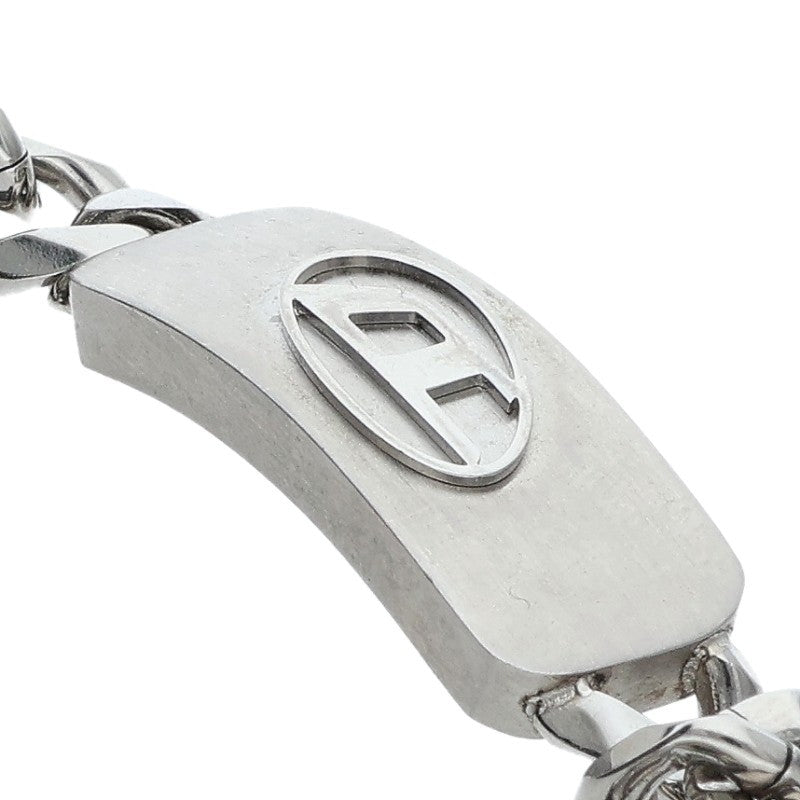 DIESEL Curb D Steel Cuban Chain Bracelet Size ONE SIZE