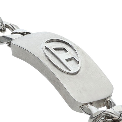 DIESEL Curb D Steel Cuban Chain Bracelet Size ONE SIZE