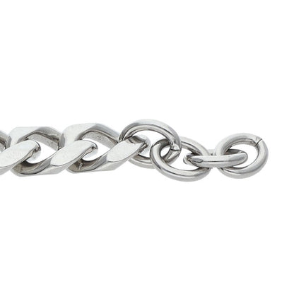 DIESEL Curb D Steel Cuban Chain Bracelet Size ONE SIZE