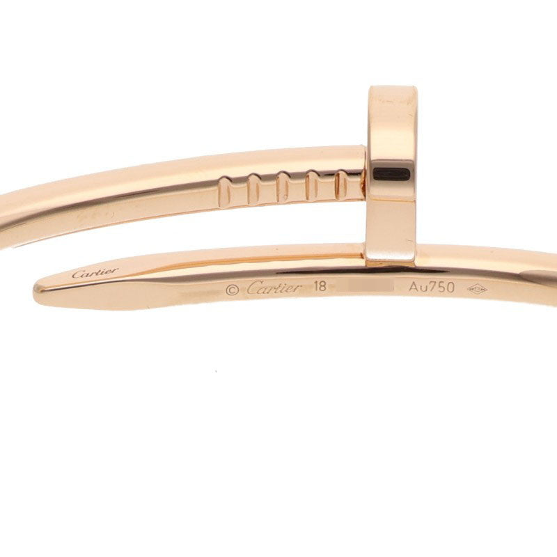 Cartier Juste Un Clou 18K Pink Gold Bracelet Size ONE SIZE
