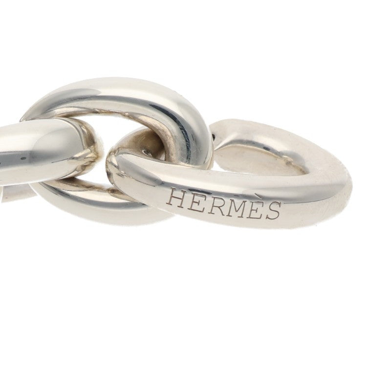 HERMES Acrobat GM Sterling Silver Bracelet Size ONE SIZE