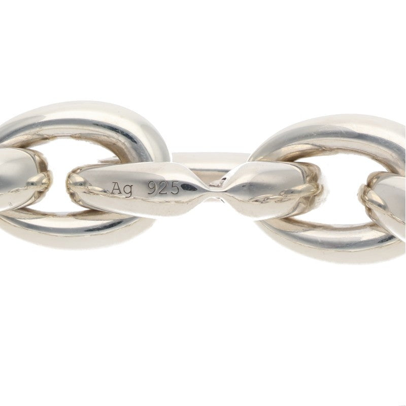 HERMES Acrobat GM Sterling Silver Bracelet Size ONE SIZE