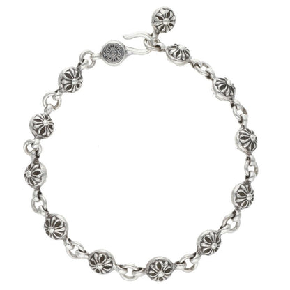 Chrome Hearts #1 Cross Ball Silver Bracelet Size ONE SIZE