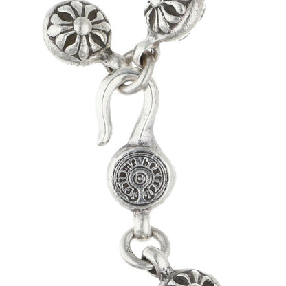 Chrome Hearts #1 Cross Ball Silver Bracelet Size ONE SIZE