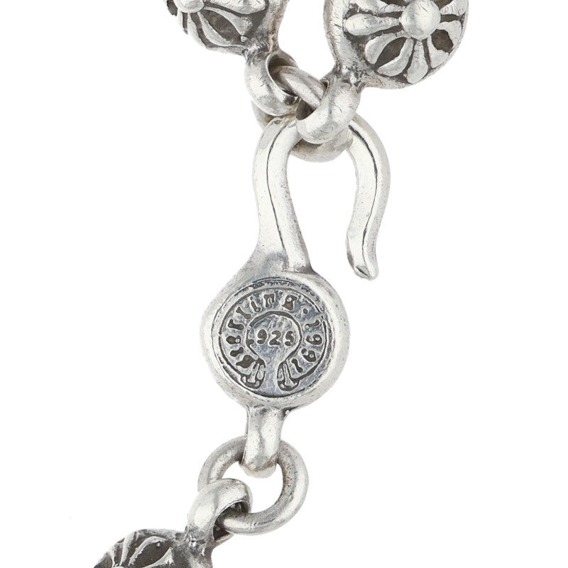 Chrome Hearts #1 Cross Ball Silver Bracelet Size ONE SIZE