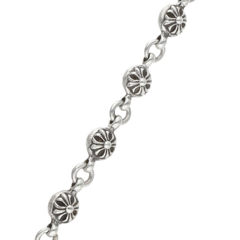 Chrome Hearts #1 Cross Ball Silver Bracelet Size ONE SIZE