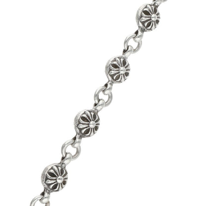 Chrome Hearts #1 Cross Ball Silver Bracelet Size ONE SIZE