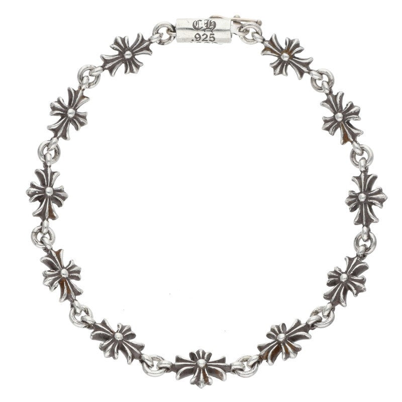 Chrome Hearts Tiny ECH Plus Silver Bracelet Size 11LINK