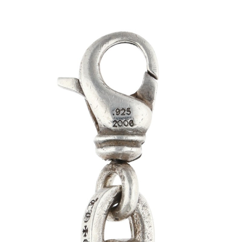 Chrome Hearts Large Paper Chain Silver Bracelet Size 8INCH