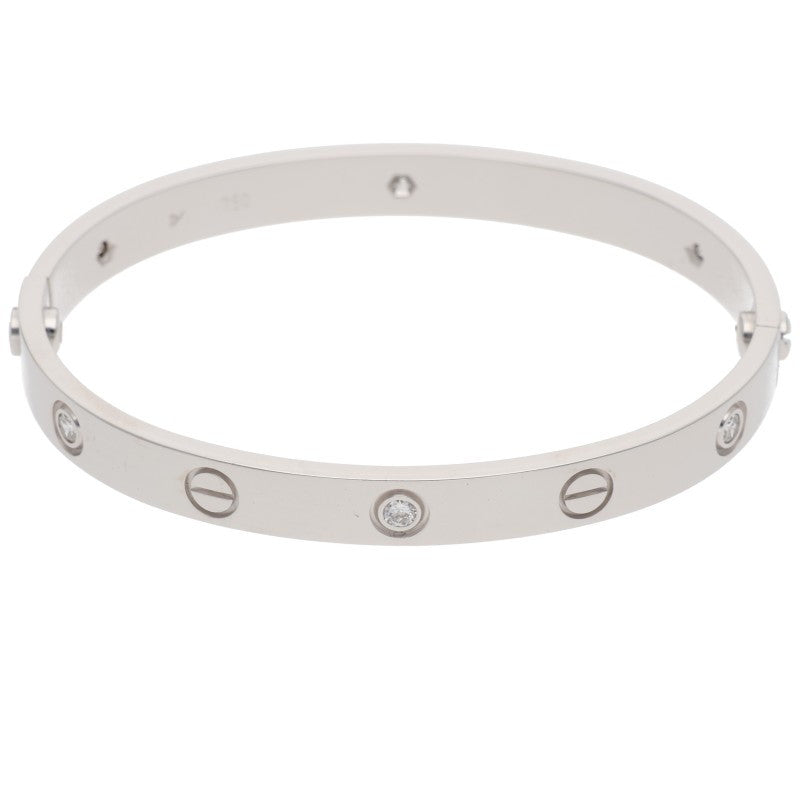 Cartier LOVE BRACELET 18K WG 6P Diamond Size ONE SIZE