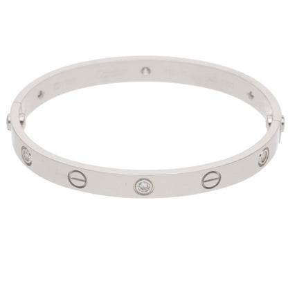 Cartier LOVE BRACELET 18K WG 6P Diamond Size ONE SIZE