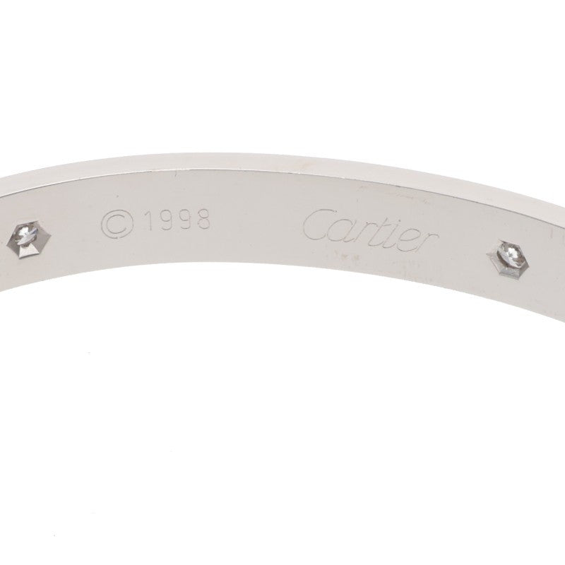Cartier LOVE BRACELET 18K WG 6P Diamond Size ONE SIZE