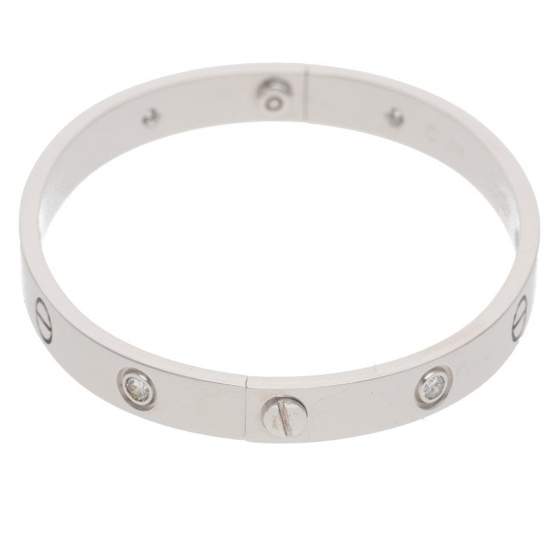Cartier LOVE BRACELET 18K WG 6P Diamond Size ONE SIZE