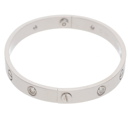 Cartier LOVE BRACELET 18K WG 6P Diamond Size ONE SIZE