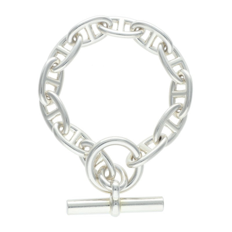 HERMES Chaine d'Ancre GM Silver Bracelet Size ONE SIZE