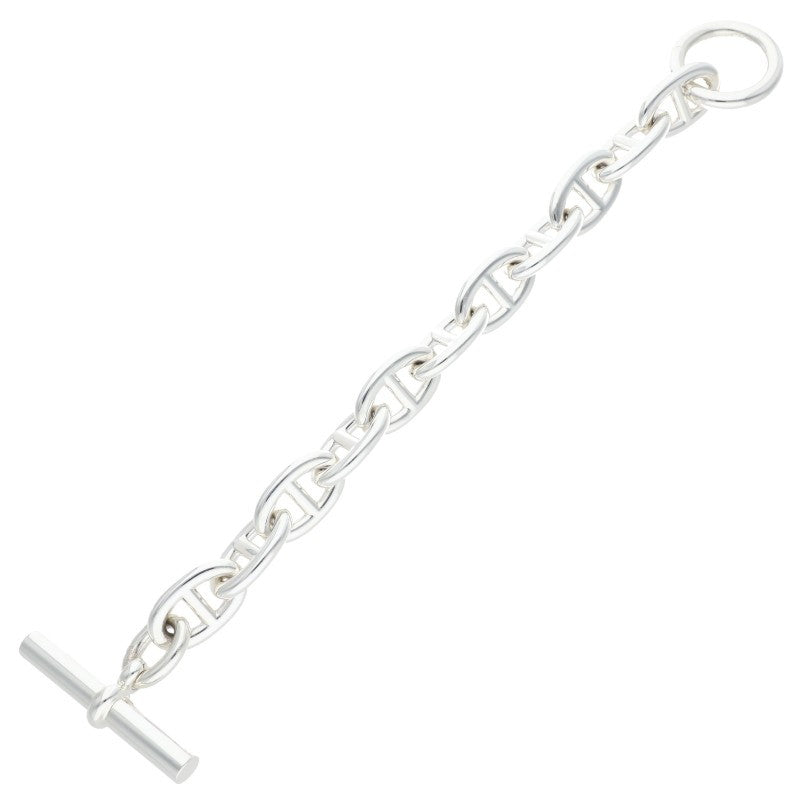 HERMES Chaine d'Ancre TGM Sterling Silver Size ONE SIZE