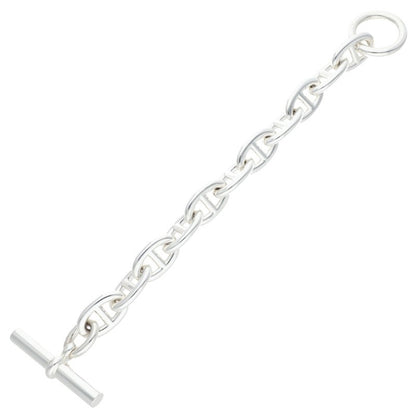 HERMES Chaine d'Ancre TGM Sterling Silver Size ONE SIZE