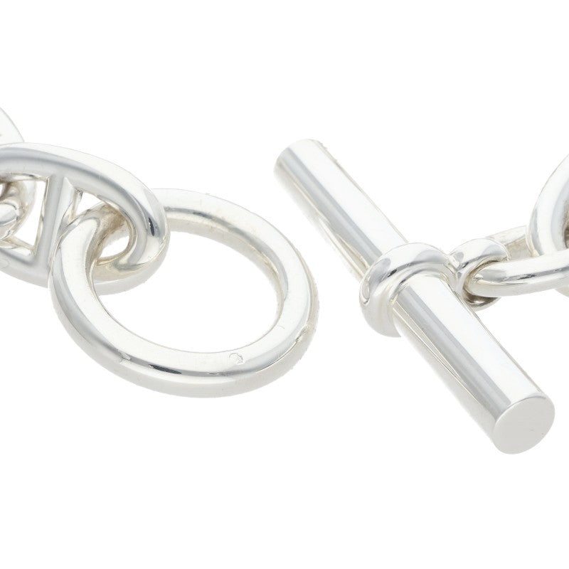 HERMES Chaine d'Ancre TGM Sterling Silver Size ONE SIZE