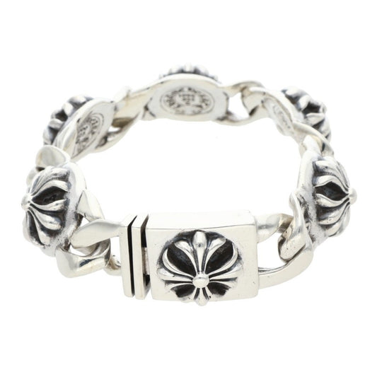 Chrome Hearts Cross Link Silver Bracelet Size ONE SIZE