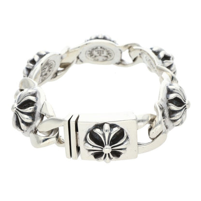 Chrome Hearts Cross Link Silver Bracelet Size ONE SIZE