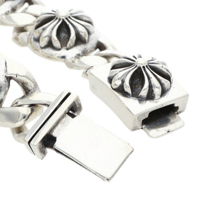 Chrome Hearts Cross Link Silver Bracelet Size ONE SIZE