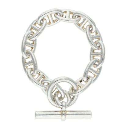 HERMES Chaine d'Ancre TGM Silver Bracelet Size ONE SIZE