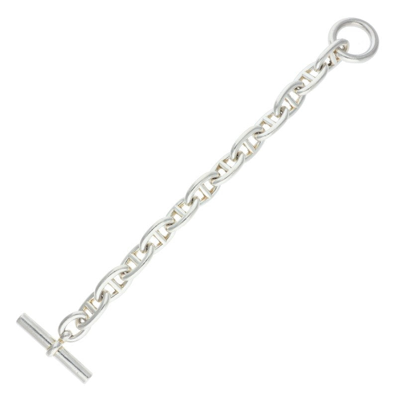 HERMES Chaine d'Ancre TGM Silver Bracelet Size ONE SIZE