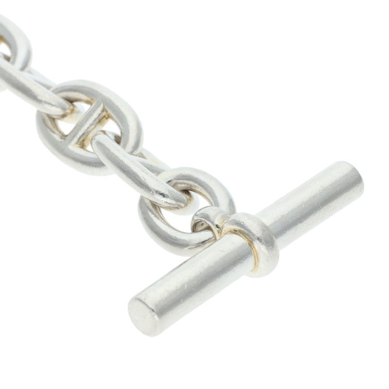 HERMES Chaine d'Ancre TGM Silver Bracelet Size ONE SIZE