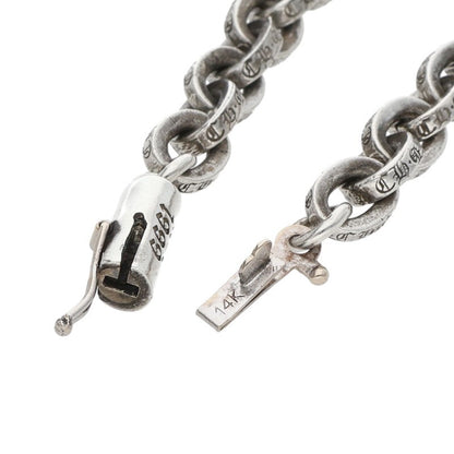 Chrome Hearts Paper Chain Silver Bracelet Size ONE SIZE