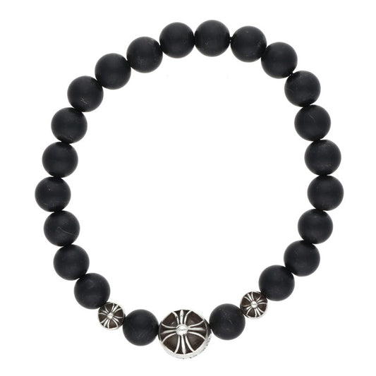 Chrome Hearts 8mm Onyx Bead Bracelet Size ONE SIZE